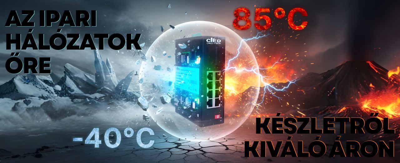 Ipari switchek webáruházunkban!